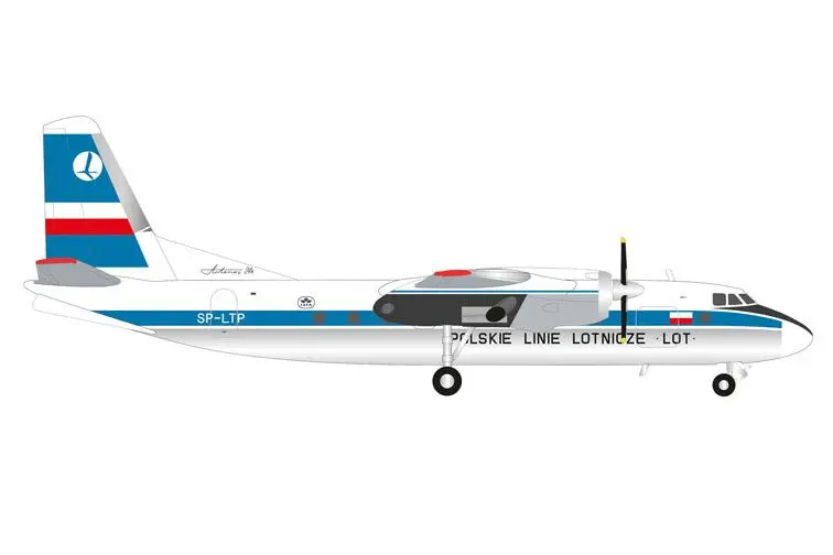 [HER 572996] Herpa : Antonov AN-24B LOT Polish Airlines  [1/200]