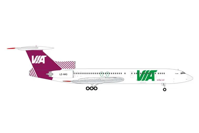 Herpa : Tupolev TU-154M Air Via  [1/200]