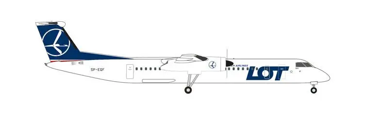 [HER 538077] Herpa : Bombardier Q400 LOT Polish Airlines 