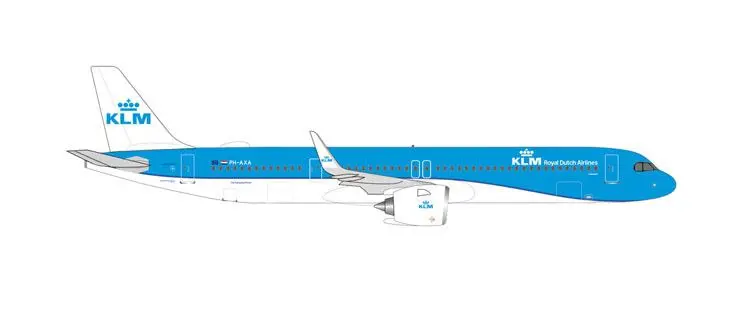 Herpa : Airbus A321neo KLM Koninginnepage / Swallowtail (NL)  [1/500]