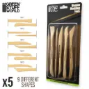 Green Stuff : Set d'outils de sculpture en bois