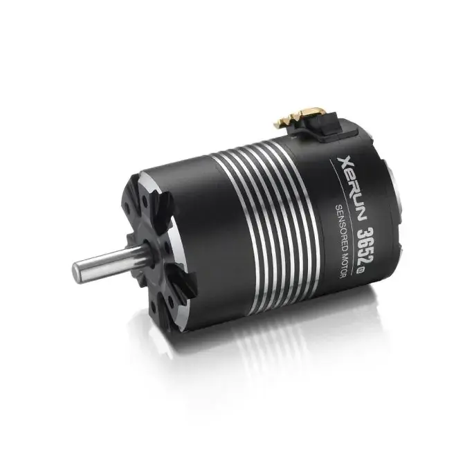 HobbyWing : XERUN 3652SD D5.00-G2 Black 6100kv incl pinion 48P 21T