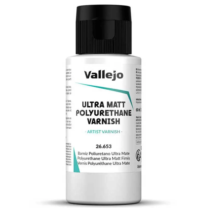 [VAL 26.653] Vallejo : Vernis Ultra Matt acrylique Polyurethane (60ml)