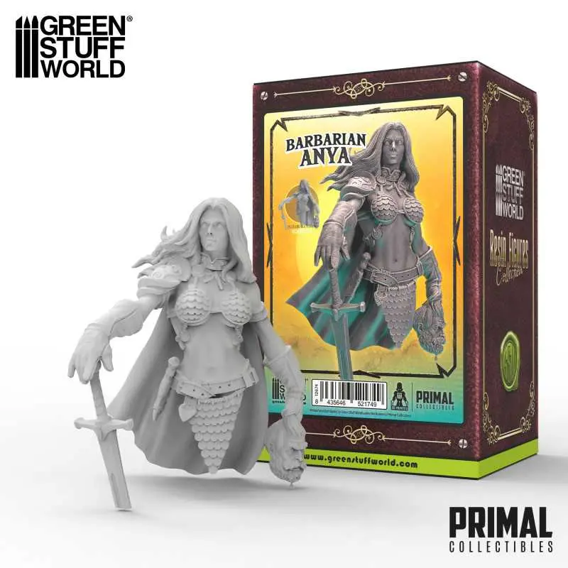 [GSW 12674] Primal Collectible : Barbarian Anya │ Resin Figures Collection