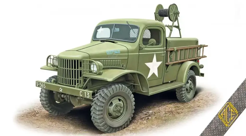 Ace : Dodge 1/2 ton WC-43 (T 215) │ Téléphone installation and maintenance truck