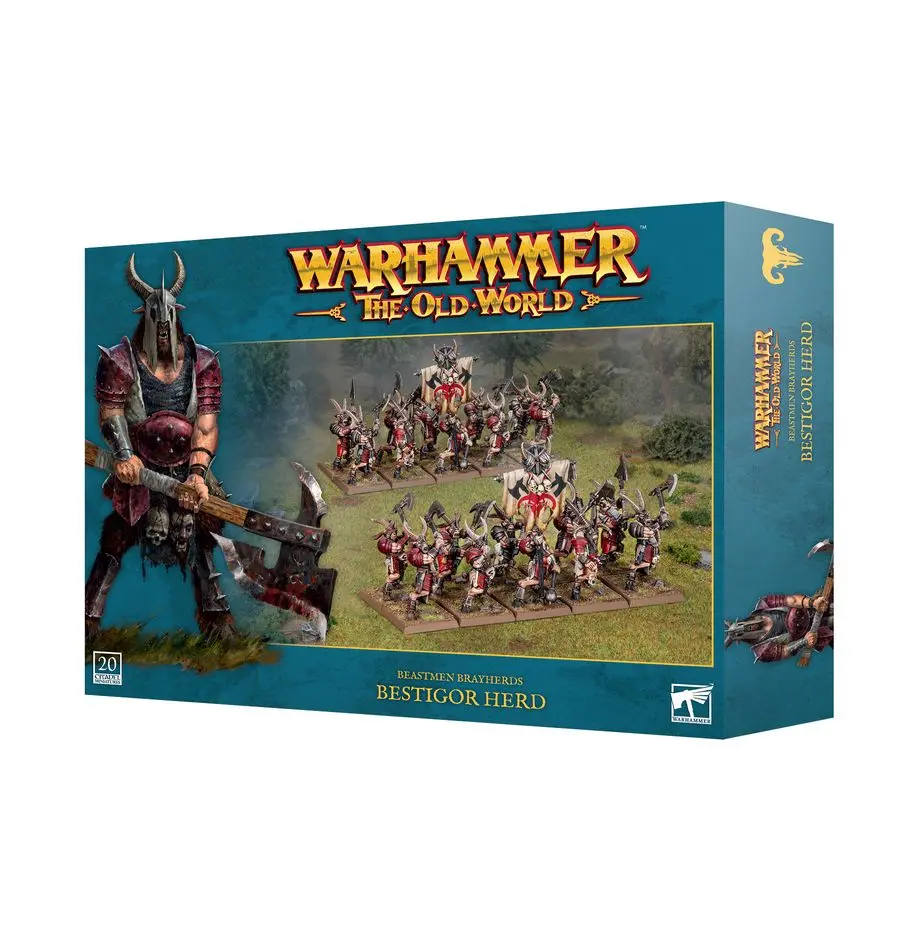 Beastmen Brayherds : Bestigor Herd│ Warhammer The Old World