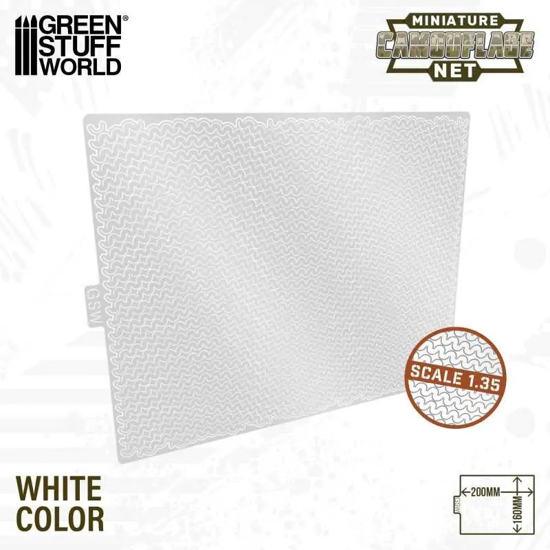 [GSW 13562] Green Stuff : Filet de camouflage miniature blanc