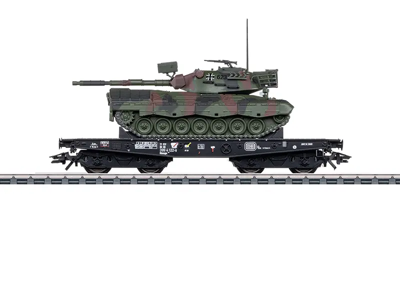 Marklin : Wagon Rlmmps + Leopard 1A1