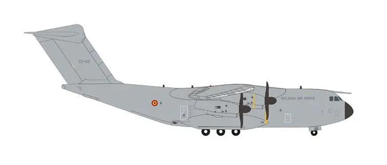 [HER 573665] Herpa : Airbus A400M Atlas │ Belgian Air Component - 20th Sqn, 15th Air TW, Melsbroek AB - CT-02 [1/200]