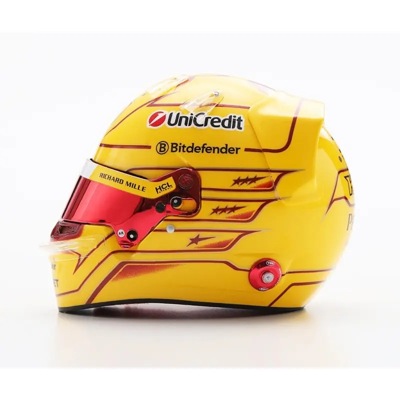[LOO LSHEL008] LookSmart : Casque 1/5 Lewis Hamilton Ferrari F1 Fiorano Test 2025