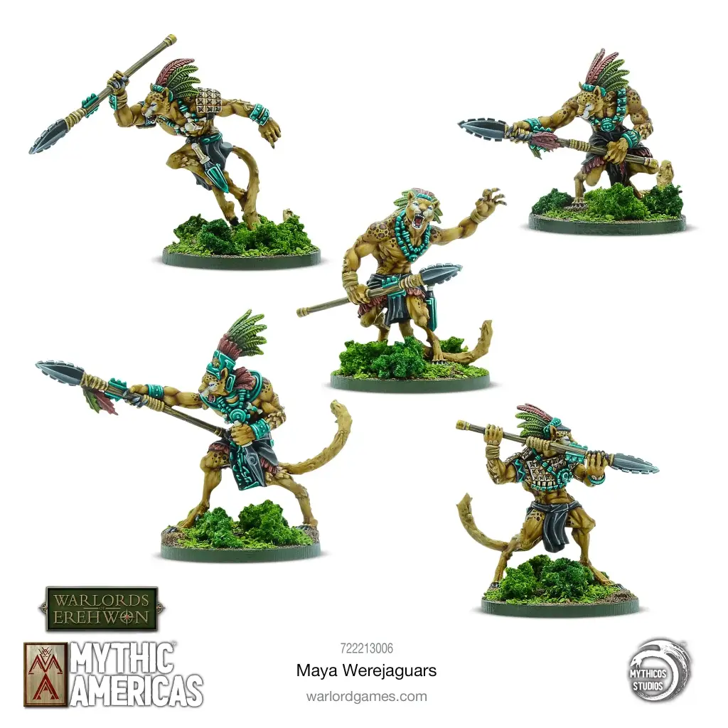 [WLG 722213006] Mythic Americas : Maya - Werejaguars │ Warlords of Erehwon