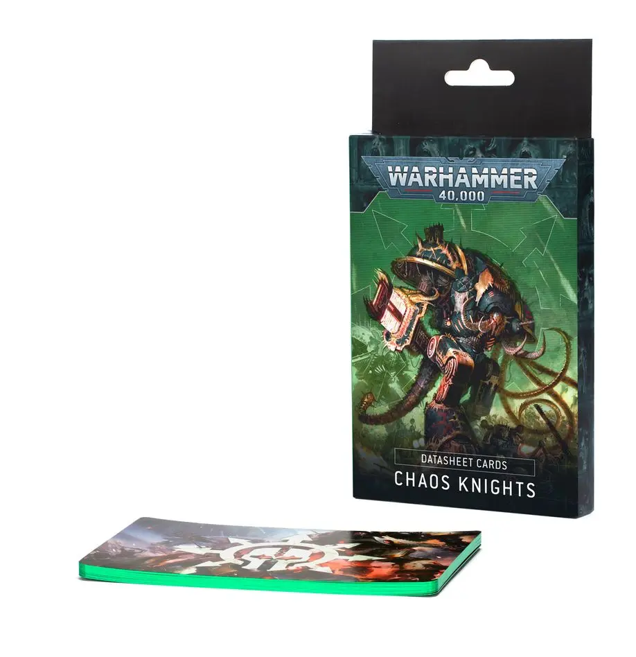 [GAW 43-05FR] Chaos Knights : Carte Techniques [FR] │ Warhammer 40.000