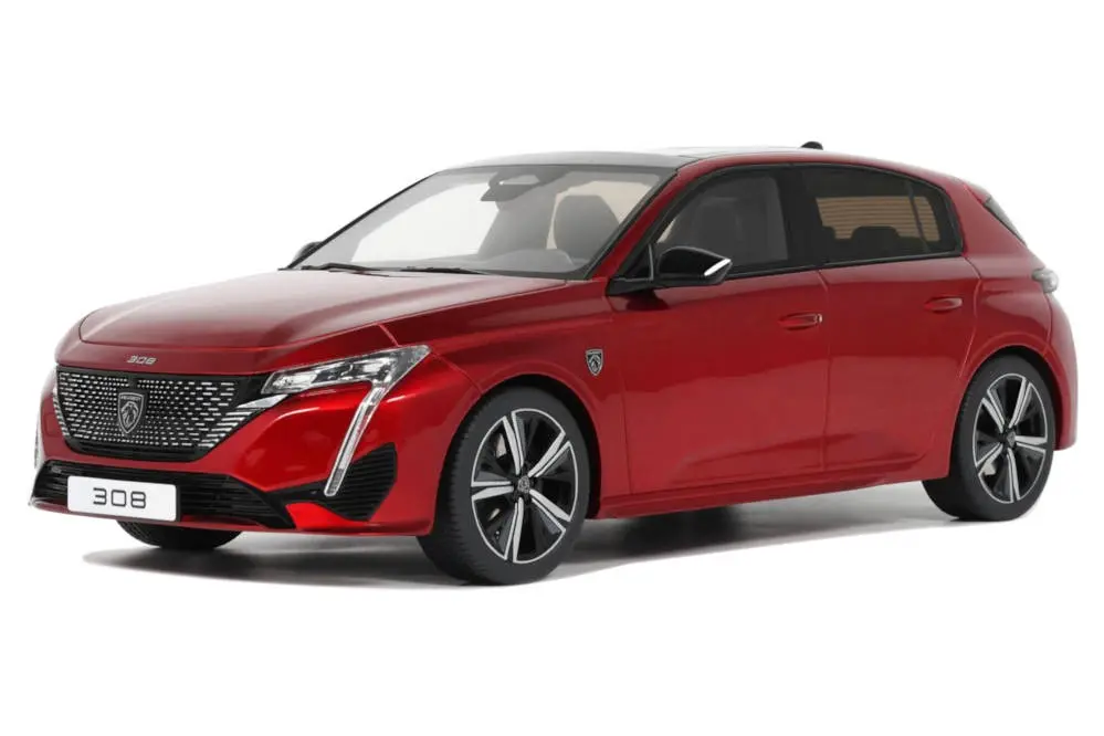 Ottomobile : Peugeot 308 GT Rouge Métallic 2022 [1/18]