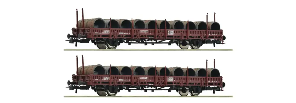 Roco : Wagon Ks avec chargement 