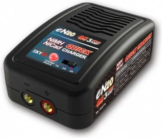 [SKR SKY-eN3] SkyRC : Quick Charger NiMH eN20 with Banana plug [NIMH Only]