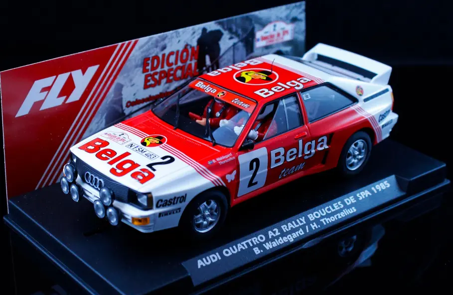 FLY : Audi Quattro A2 Belga n°2 Boucles de Spa 1985 Waldegard/Thorzelius