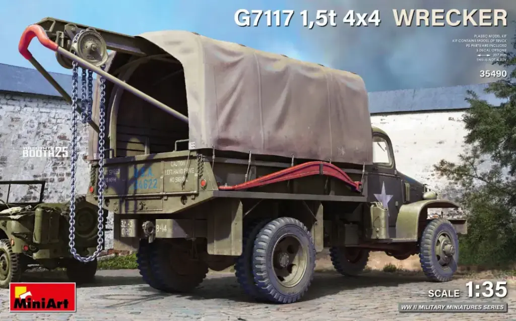 MiniArt : G7117 1,5t 4x4 Wrecker 