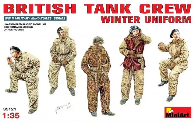 MiniArt : British Tank Crew Winter Uniform