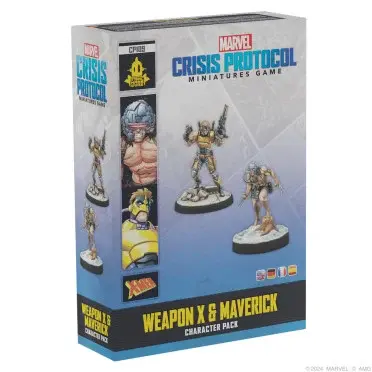 [AMG CP109ML] Marvel Crisis Protocol : Weapon X & Maverick [FR/ENG/ESP] │ Character Pack