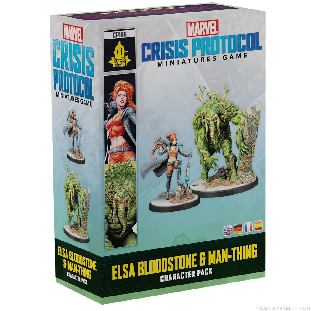 [AMG CP186] Marvel Crisis Protocol : Elsa Bloodstone & Man-Thing [Multi-Langue] │ Character Pack
