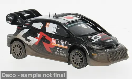 Ixomodels : TToyota Yaris Rally 1 WRC Safari Rallye Kenia N°18 2024 Katsuta-Johnston  [1/43]