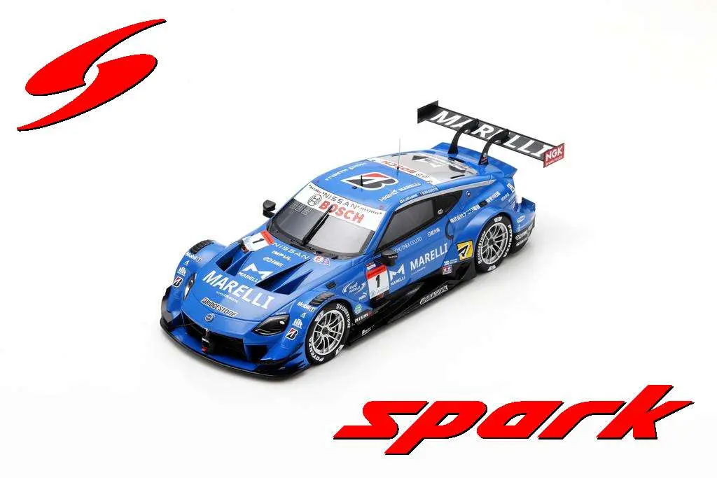 Spark : MARELLI IMPUL Z No.1 TEAM IMPUL GT500 SUPER GT 2023 Kazuki Hiramine - Bertrand Baguette [1/18]