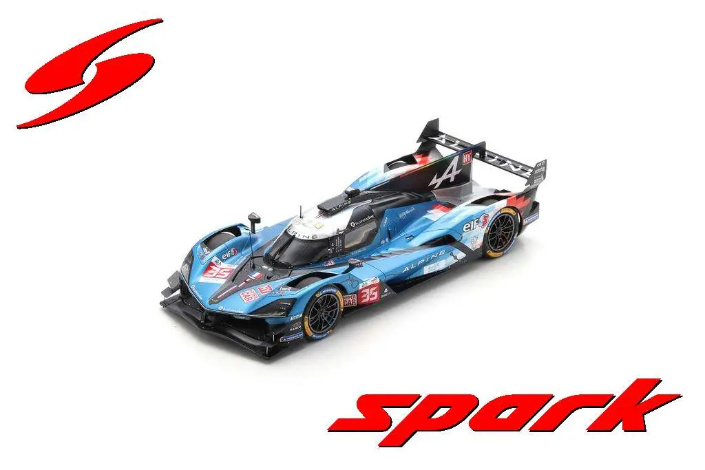 Spark : Alpine A424 No.35 ALPINE ENDURANCE TEAM Le Mans 24H 2024 P-L. Chatin - F. Habsburg - C. Milesi [1/18]