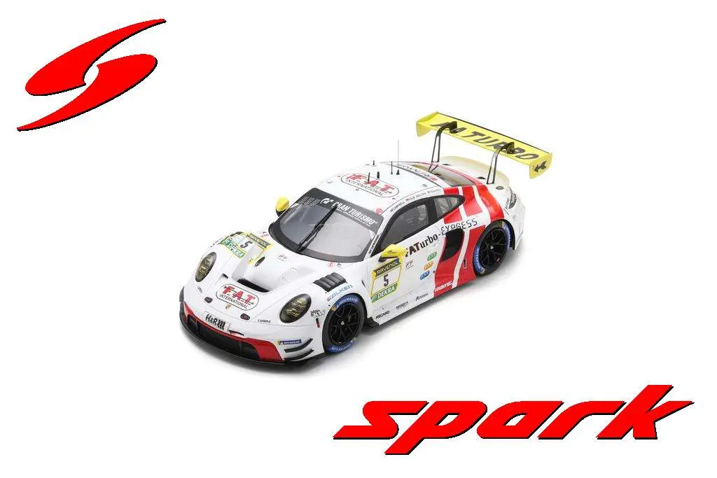 Spark : Porsche 911 GT3 R (992) No.5 Herberth Motorsport 24H Nürburgring 2024 R. Renauer - V. Kolb - D. Olsen - M. Campbell [1/18]
