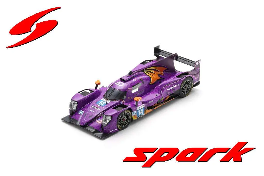 Spark : Oreca 07 - Gibson No.14 AO by TF Le Mans 24H 2024 PJ Hyett - L. Delétraz - A. Quinn [1/18]