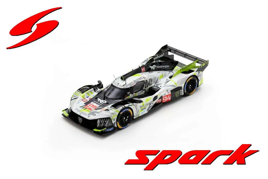 Spark : Peugeot 9X8 No.94 PEUGEOT TOTALENERGIES Le Mans 24H 2024 S. Vandoorne - P. di Resta - L. Duval [1/18]