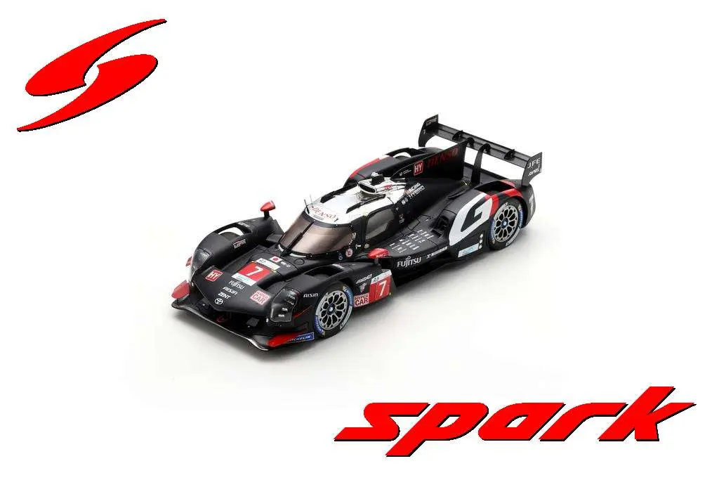 Spark : TOYOTA GR010 - HYBRID No.7 TOYOTA GAZOO RACING 2nd Le Mans 24H 2024 J. M. Lòpez - K. Kobayashi - N. de Vries [1/18]