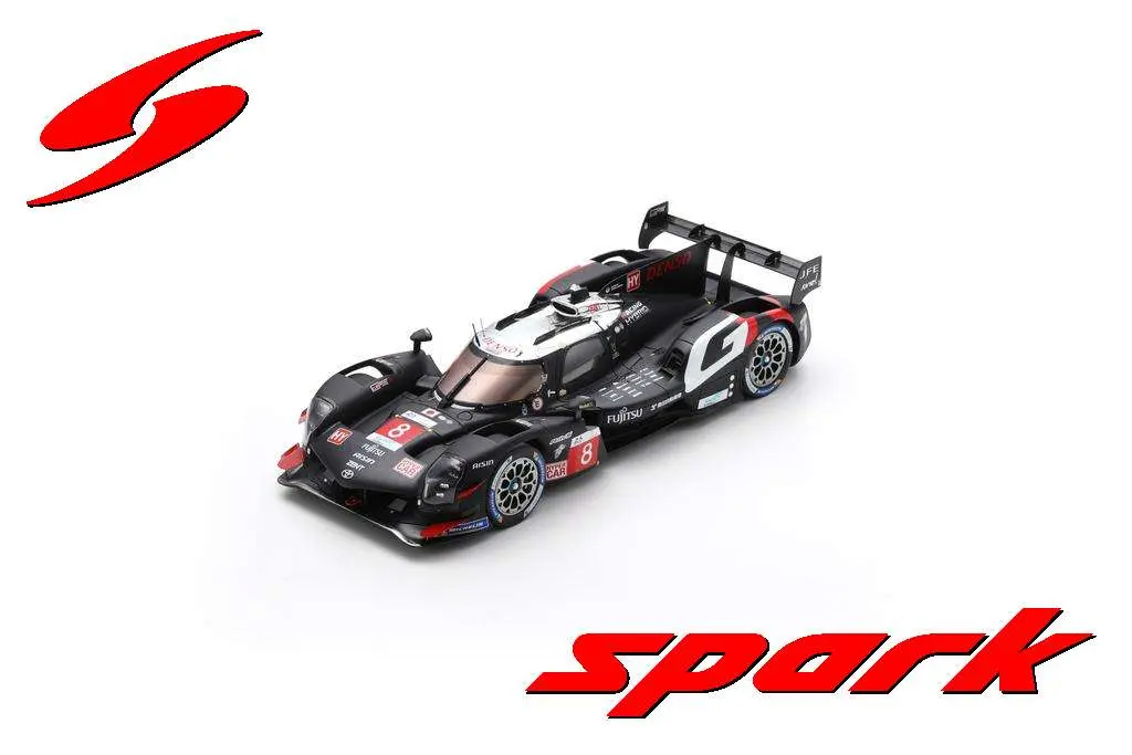 Spark : TOYOTA GR010 - HYBRID No.8 TOYOTA GAZOO RACING 5th Le Mans 24H 2024 S. Buemi - B. Hartley - R. Hirakawa [1/18]
