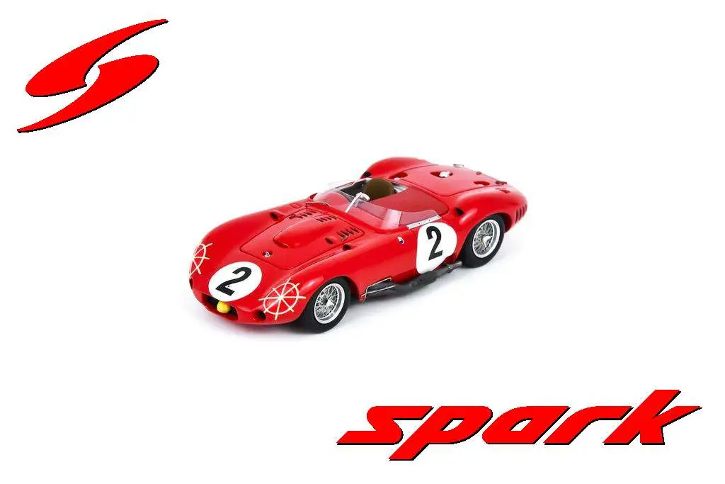 Spark : Maserati 450 S │ No.2 Le Mans 24H 1957 J. Behra - A. Simon