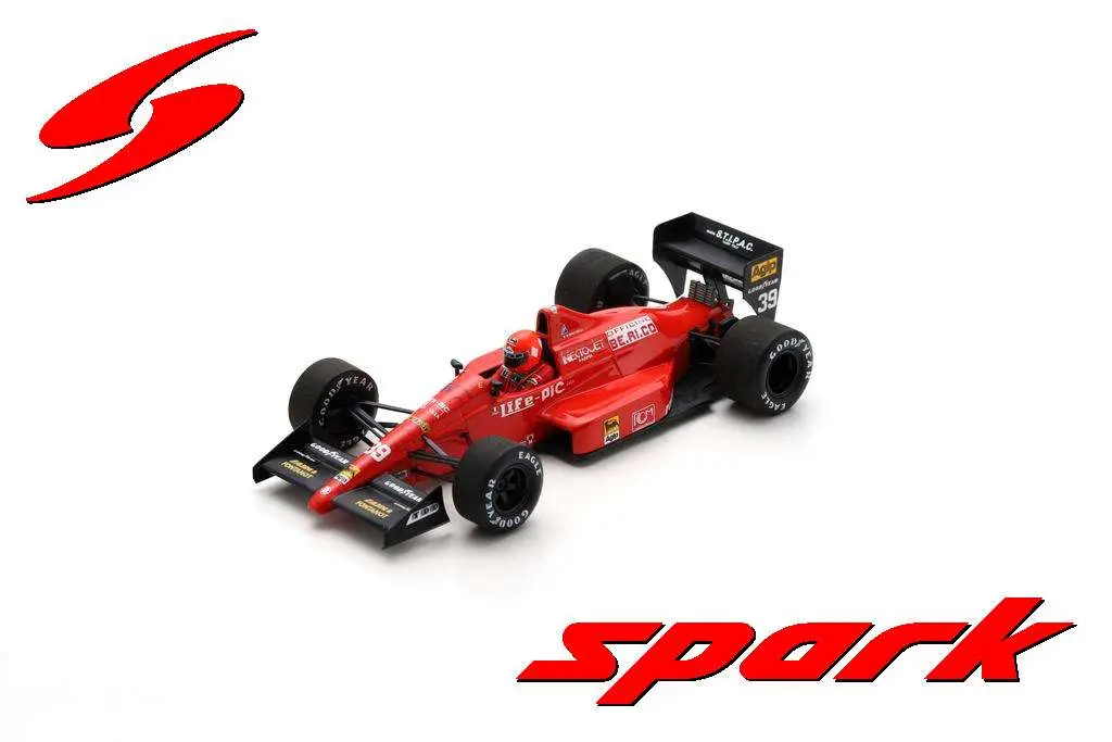 Spark : Life L190 Judd │ No.39 Pre-practice Portugal GP 1990 Bruno Giacomelli
