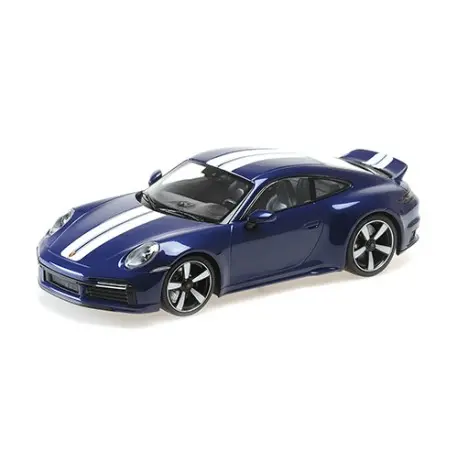Minichamps : Porsche 911 (992) Sport Classic 2022 Blue Met [1/18]