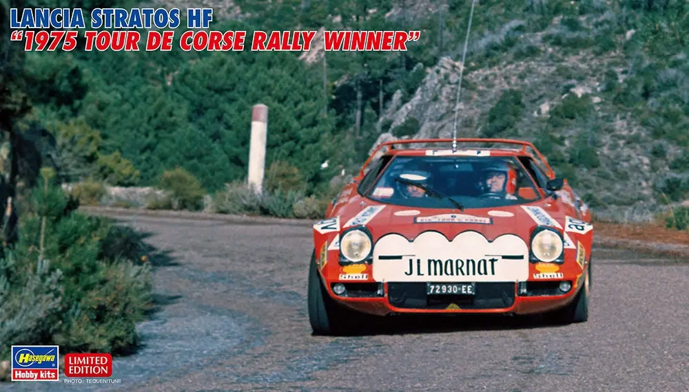 Hasegawa : Lancia Stratos HF 1975 Tour De Corse Rally Winner