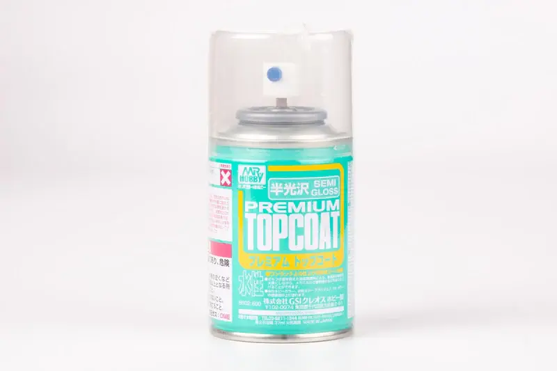 [GUN B602] MrHobby : Vernis Semi- Brillant / Gloss (37ml) Premium Topcoat