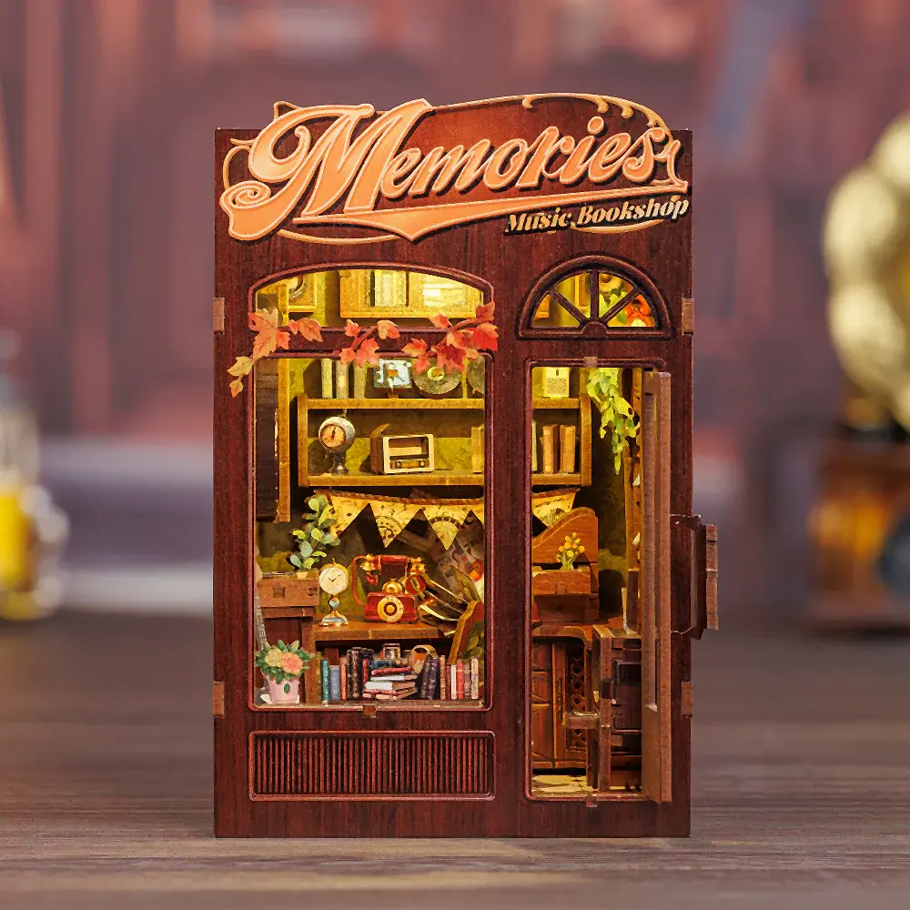 [CBE SD04] CuteBee : DIY Book Nook Kit | Memories Music Bookshop