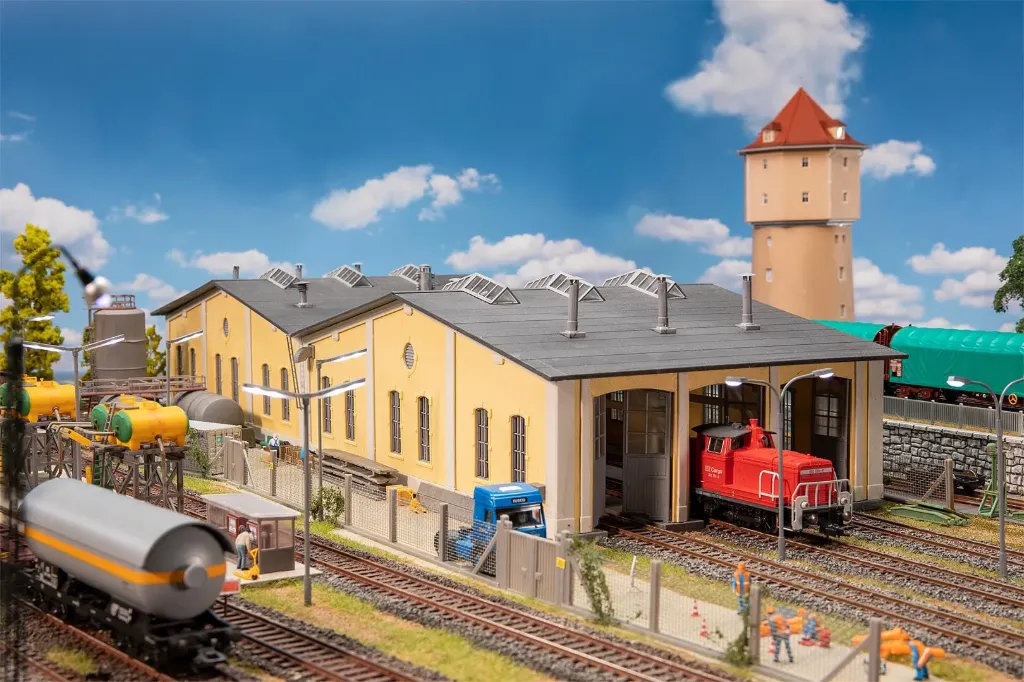 [FAL 120082] Faller : Maquette Dépôt de Locomotives de Freilassing HO 1/87 │ Ref. 120082