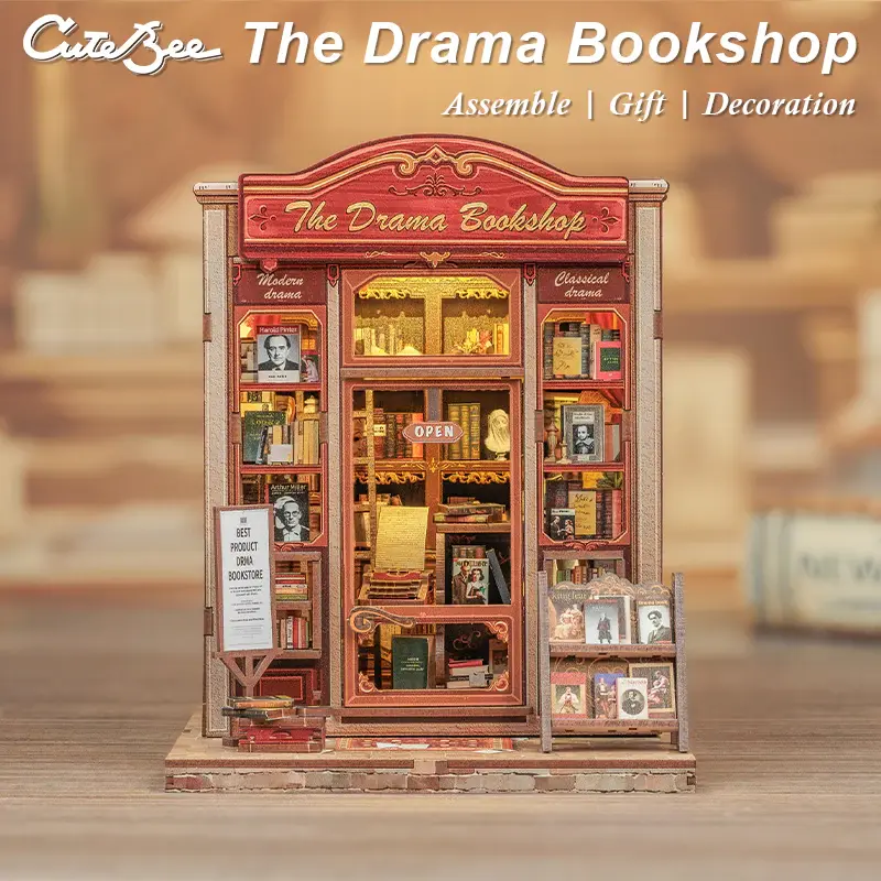 [CBE CWGC206] CuteBee : DIY Book Nook Kit | The Drama Bookshop