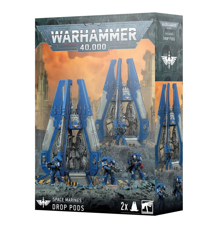 [GAW 48-101] Space Marines : Drop Pods │ Warhammer 40.000