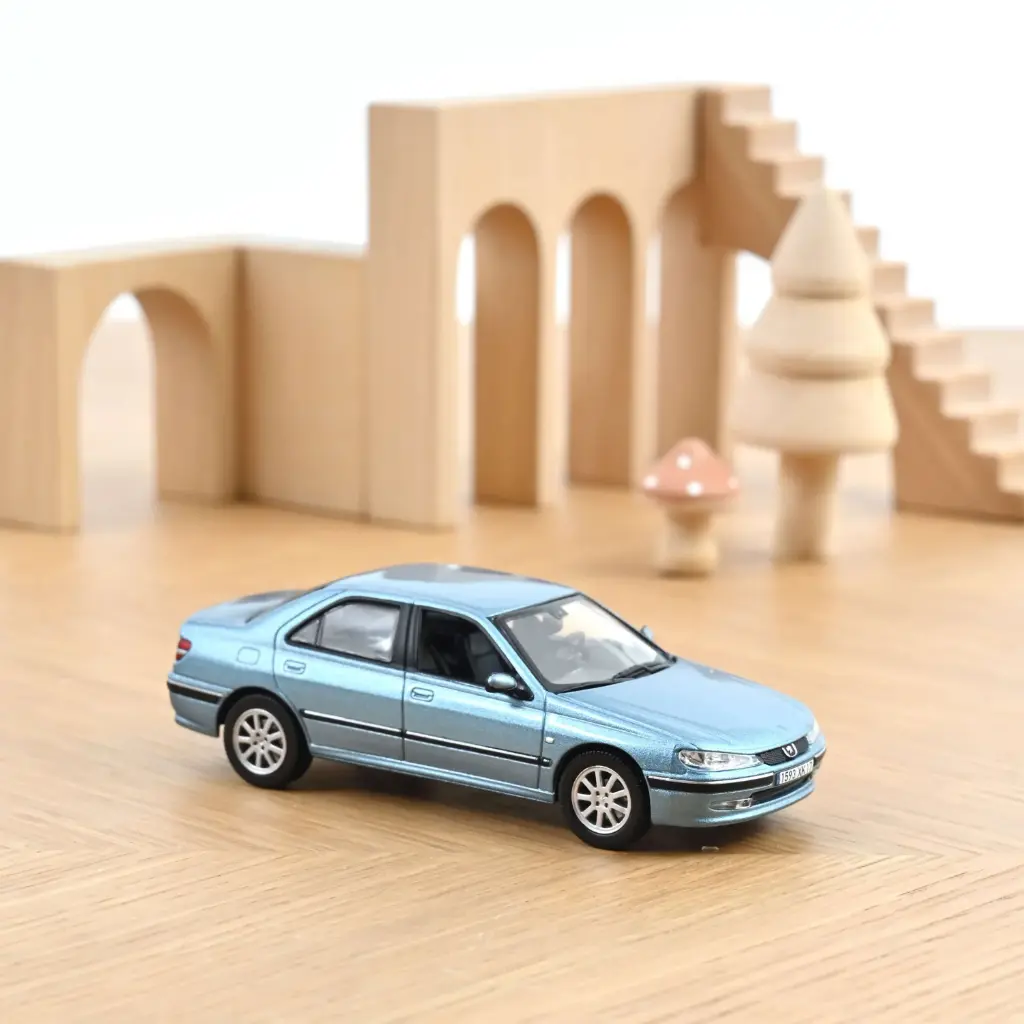 Norev : Peugeot 406 │ 2002 - Bleu Samarkand   [1/43]
