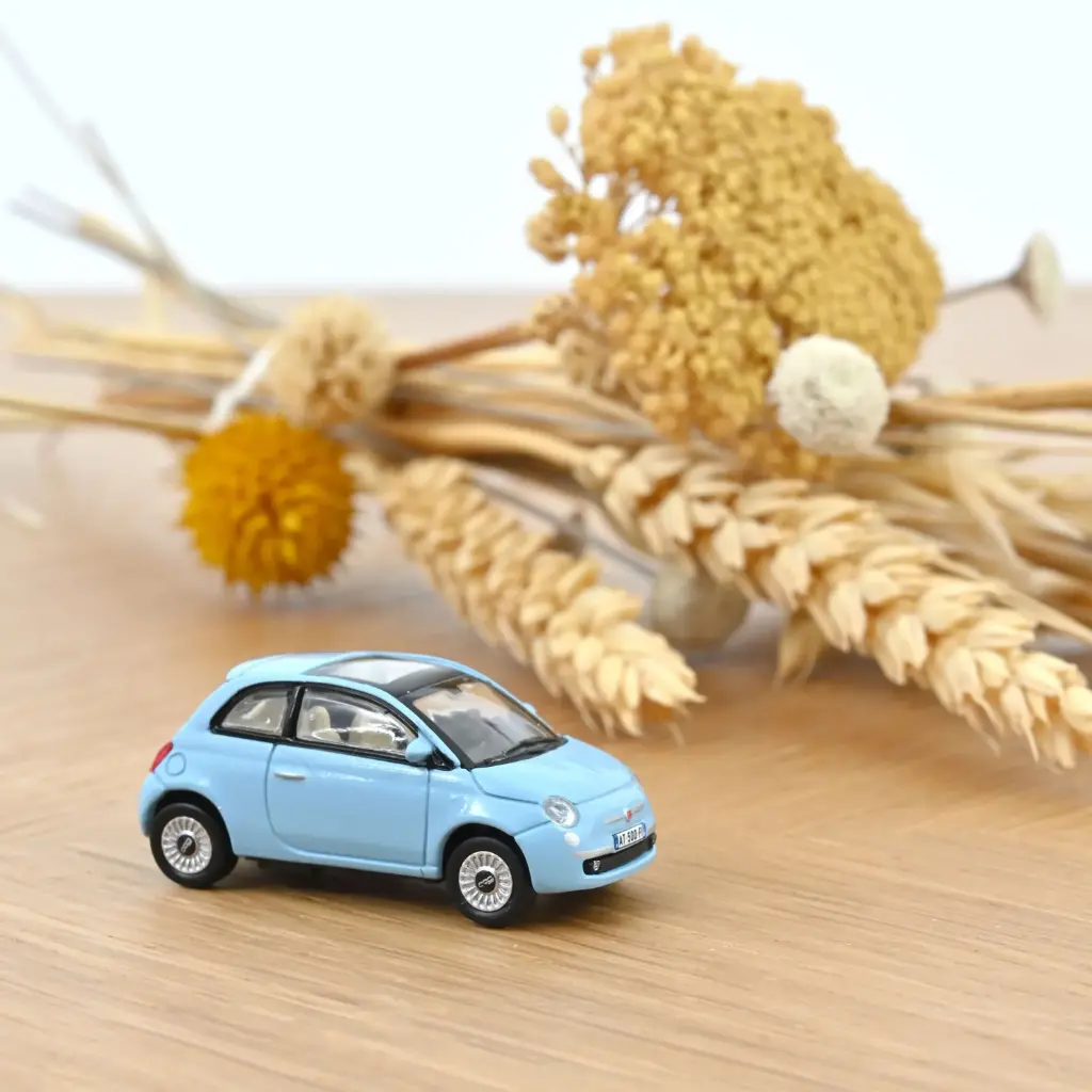 Norev : Fiat 500 │ 2008 - Blue