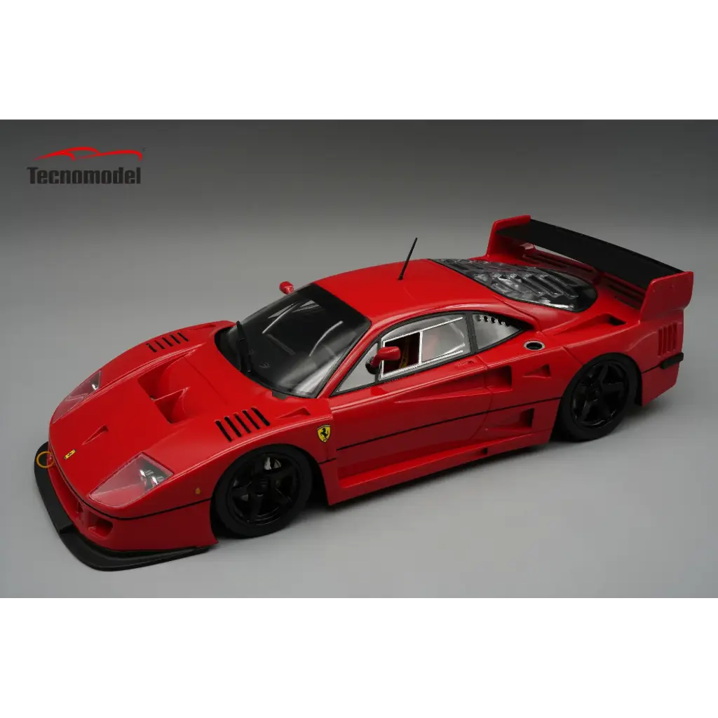 Tecnomodel : Ferrari F40 LM Press Version with Black Rims 1996 Red Tecnomodel 
