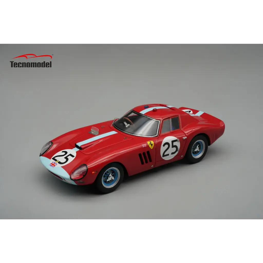 Tecnomodel : Ferrari 250 GTO 64 Le Mans 24h 1964 Maranello Concessionaires car │ No.25 - 6th place Drivers: I. Ireland - T. Maggs - J. Stewart