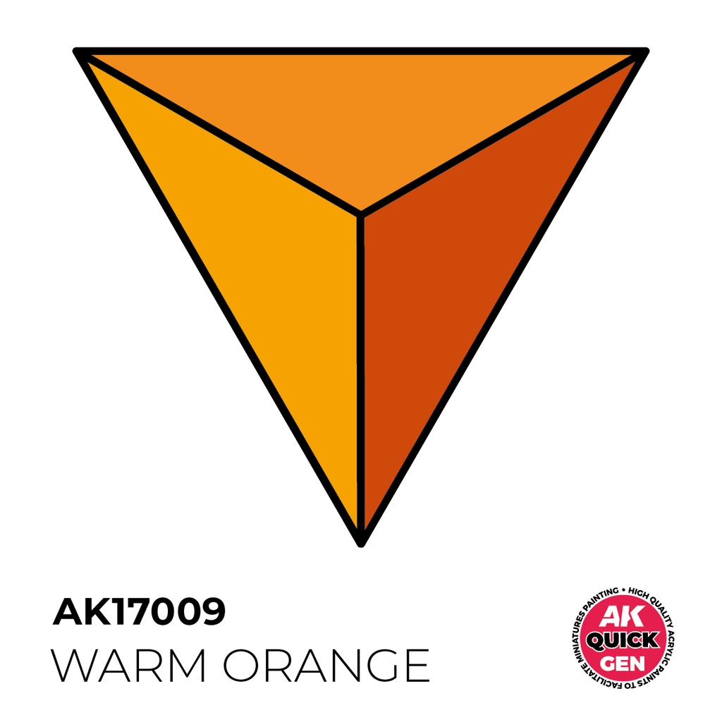 [AK AK17009] Ak : Warm Orange (18ml) │ Quick Gen