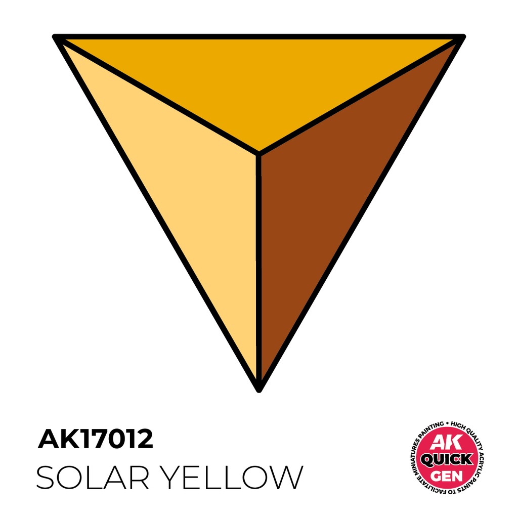 Ak : Solar Yellow (18ml) │ Quick Gen