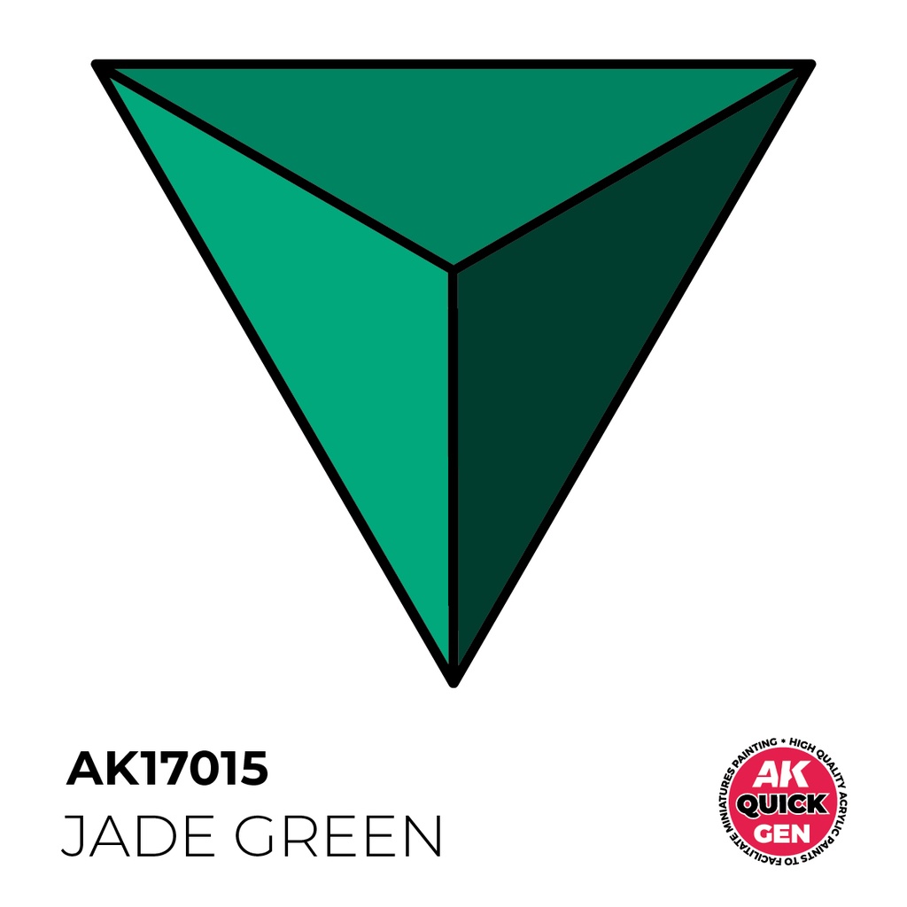 [AK AK17015] Ak : Jade Green (18ml) │ Quick Gen