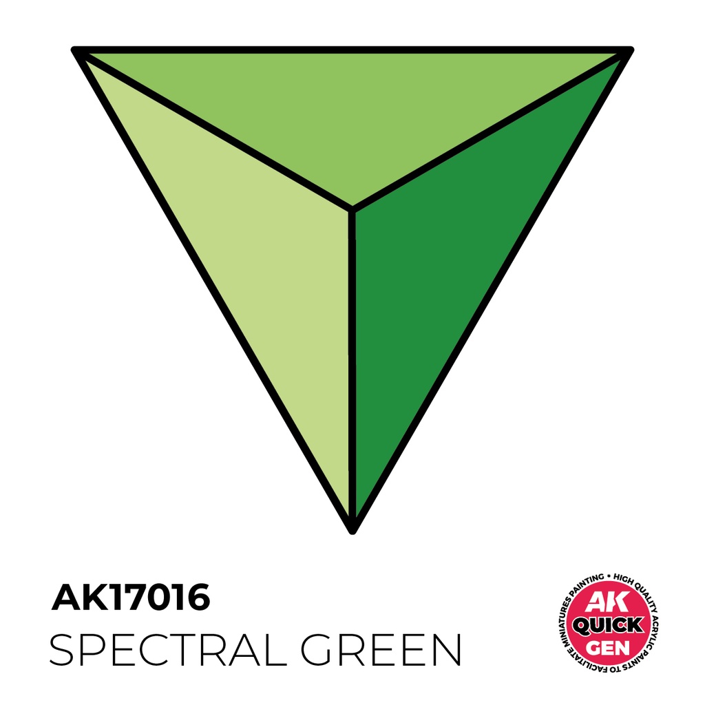 [AK AK17016] Ak : Spectral Green (18ml) │ Quick Gen