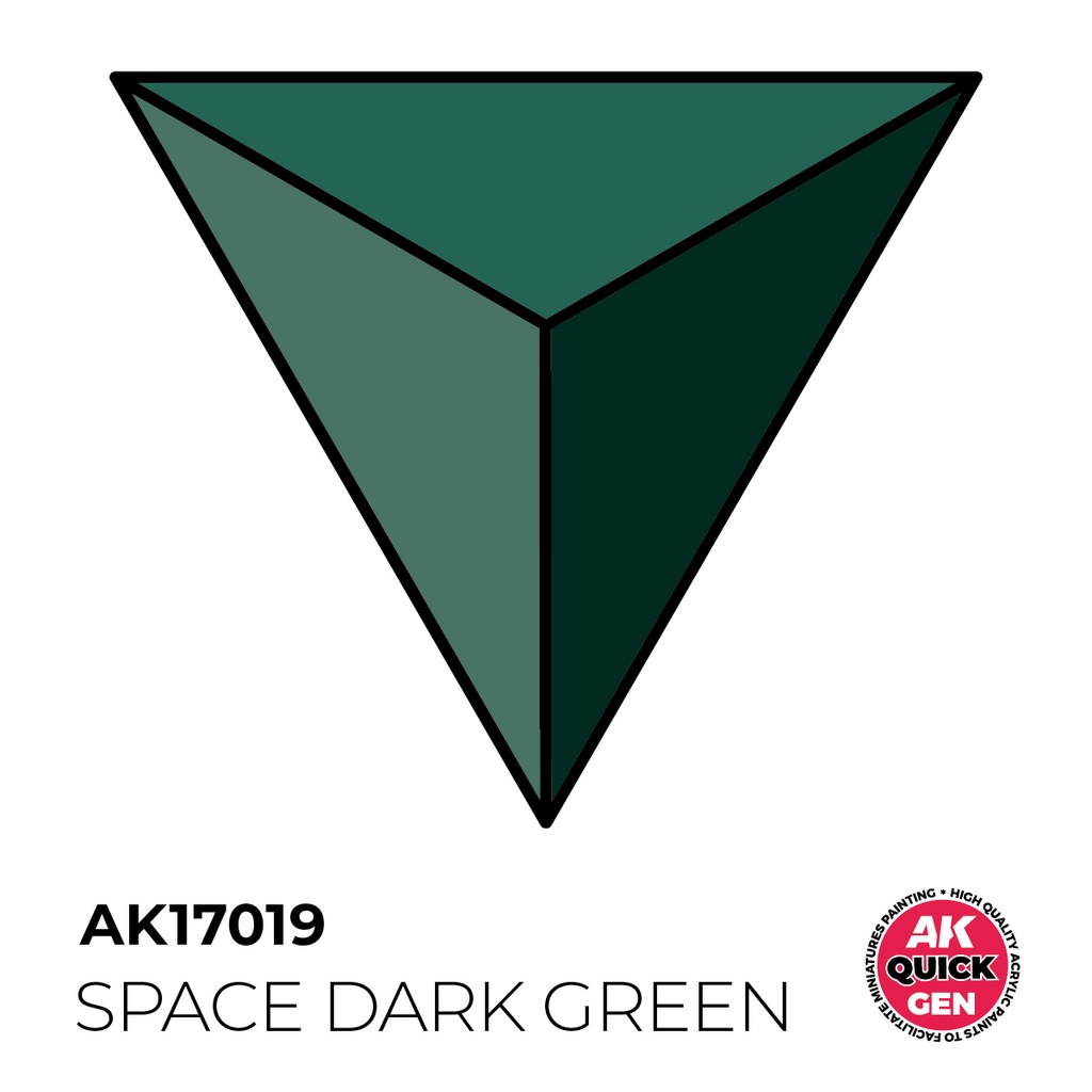 Ak : Space Dark Green (18ml) │ Quick Gen